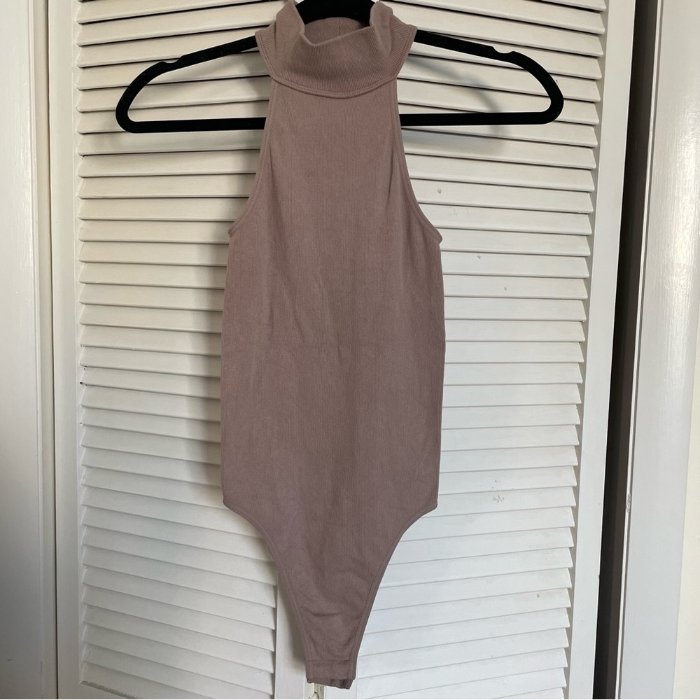 Zara Brown Halter Bodysuit